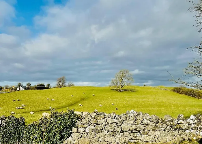 Stone Barn In Galway Countryside